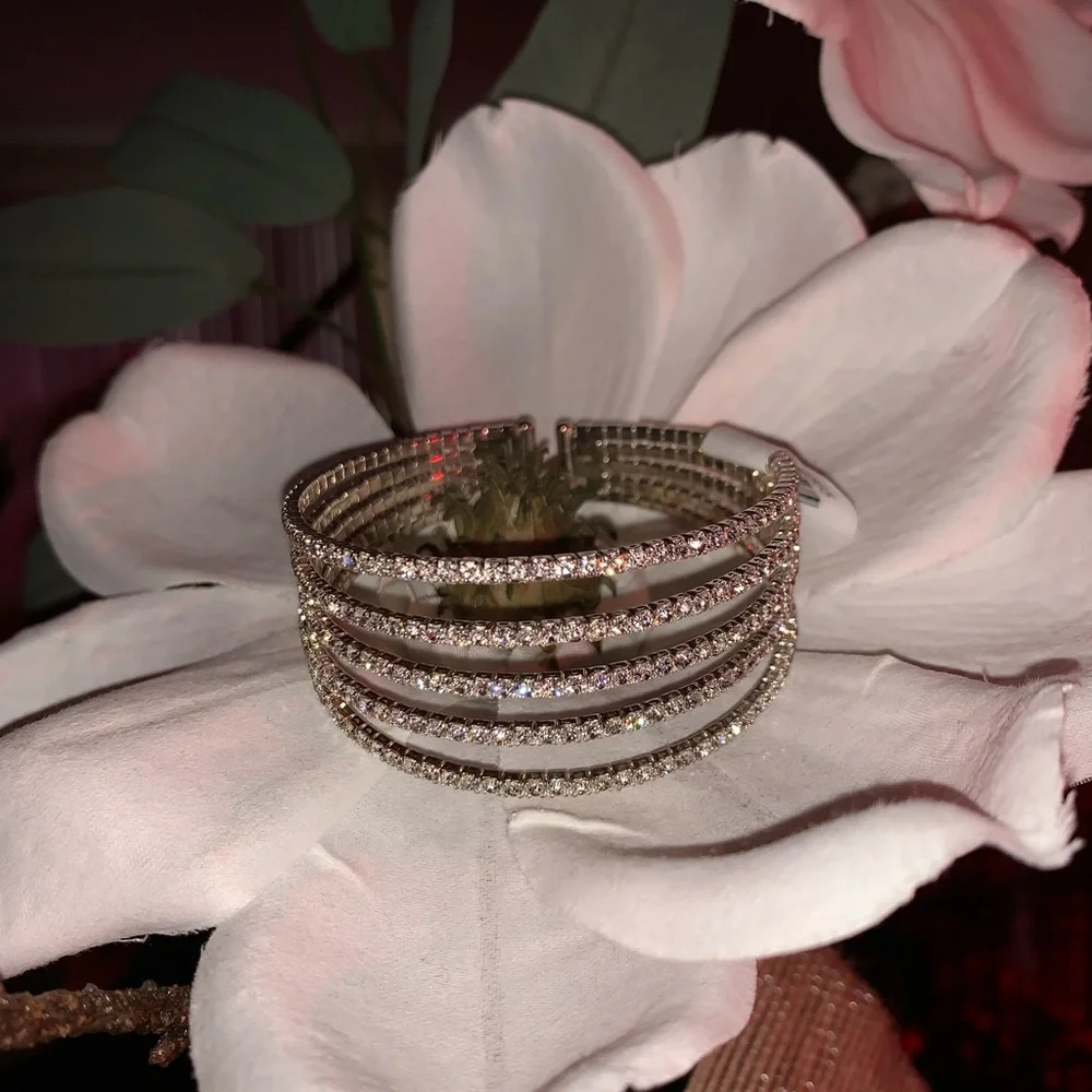 Brazalete múltiple en imitación cristal - Picture 4 of 5